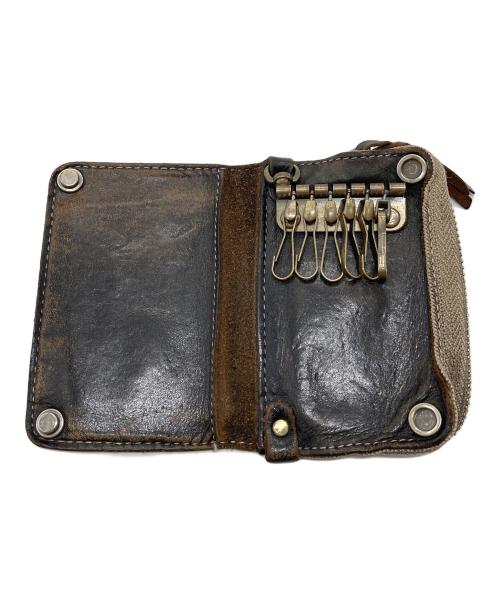 RRL（ダブルアールエル）RRL (ダブルアールエル) キーケース　コインケース ブラウン サイズ:実寸参照の古着・服飾アイテム