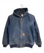 CarHarttカーハート）の古着「アクティブジャケット ACTIVE JACKET  アウター　パーカー　ジップパーカー」｜ネイビー