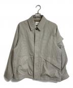 MONKEY TIMEモンキータイム）の古着「PE ガンクラブチェック クロップドブルゾン」｜ベージュ