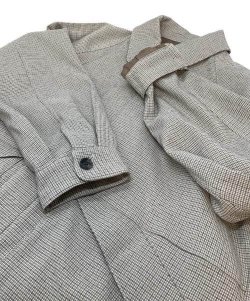 MONKEY TIME（モンキータイム）MONKEY TIME (モンキータイム) PE ガンクラブチェック クロップドブルゾン ベージュ サイズ:Sの古着・服飾アイテム