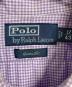 中古・古着 POLO RALPH LAUREN (ポロ・ラルフローレン) チェックシャツ　長袖シャツ　コットンシャツ　オーバーサイズ　 パープル×ホワイト サイズ:17/43：4000円
