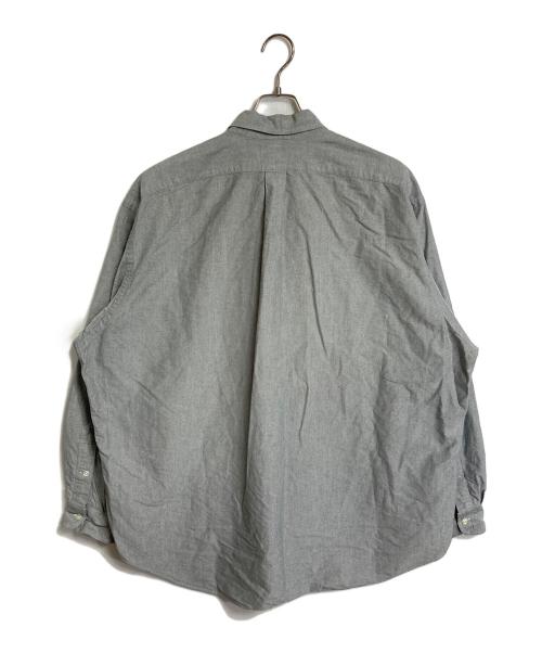 RALPH LAUREN（ラルフローレン）RALPH LAUREN (ラルフローレン) 【古着】ボタンダウンシャツ　コットンシャツ　長袖シャツ　オーバーサイズ　ポニー刺繍　BLAKE グレー サイズ:XXLの古着・服飾アイテム