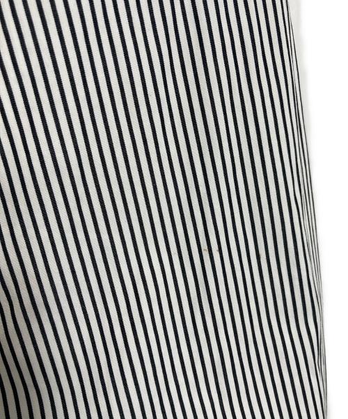 RALPH LAUREN（ラルフローレン）RALPH LAUREN (ラルフローレン) 【古着】ボタンダウンシャツ　コットンシャツ　長袖シャツ　オーバーサイズ　ポニー刺繍　ストライプ ホワイト×ブラック サイズ:17 XLの古着・服飾アイテム