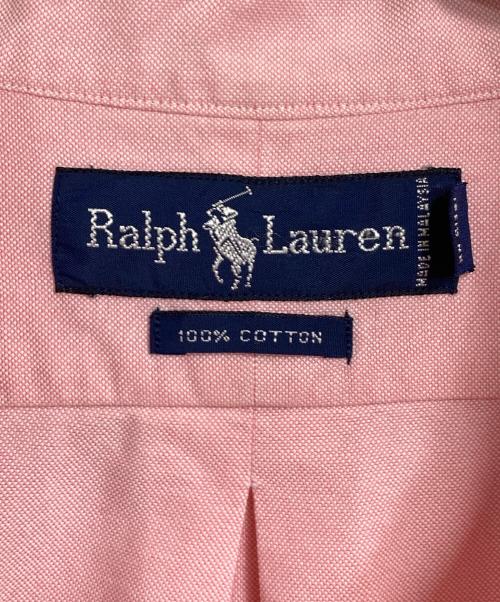 RALPH LAUREN（ラルフローレン）RALPH LAUREN (ラルフローレン) 【古着】ボタンダウンシャツ　長袖シャツ　ポニー刺繍　オーバーサイズ ピンク サイズ:17 1/2-35の古着・服飾アイテム