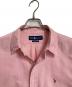 RALPH LAUREN (ラルフローレン) 【古着】ボタンダウンシャツ　長袖シャツ　ポニー刺繍　オーバーサイズ ピンク サイズ:17 1/2-35：4000円