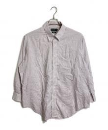 LAUREN RALPH LAUREN（ローレンラルフローレン）の古着「【古着】チェックシャツ」｜パープル×ホワイト