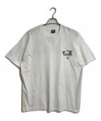 FRUIT OF THE LOOMフルーツオブザルーム）の古着「【古着】90’S両面プリントTシャツ　 黒タグ 90年代前半 DUDE MOWREY カントリーアーティスト」｜ホワイト