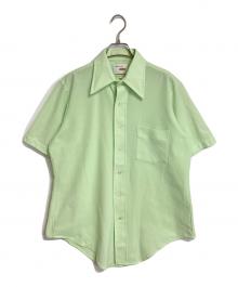 ARROW（アロー）の古着「【古着】70’S 半袖ポリシャツ　ポリエステルシャツ　70年代」｜グリーン