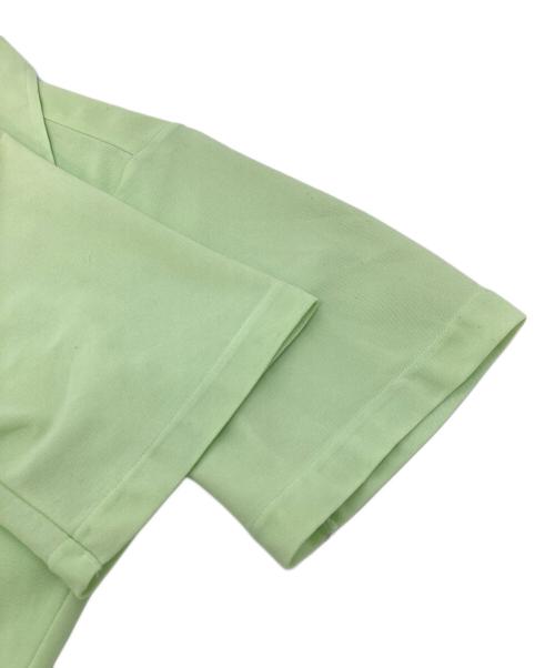 ARROW（アロー）ARROW (アロー) 【古着】70’S 半袖ポリシャツ　ポリエステルシャツ　70年代 グリーン サイズ:15 1／2の古着・服飾アイテム