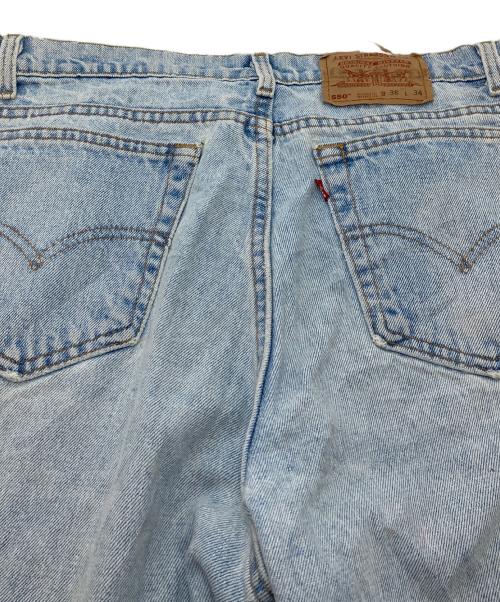 LEVI'S（リーバイス）LEVI'S (リーバイス) 【古着】550デニムパンツ　ジーンズ　USA製 スカイブルー サイズ:W36×L34の古着・服飾アイテム
