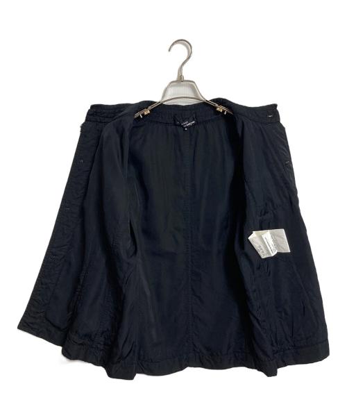 tricot COMME des GARCONS（トリココムデギャルソン）tricot COMME des GARCONS (トリココムデギャルソン) パールビジュー切替ジャケット　ノーカラージャケット ブラック サイズ:Sの古着・服飾アイテム