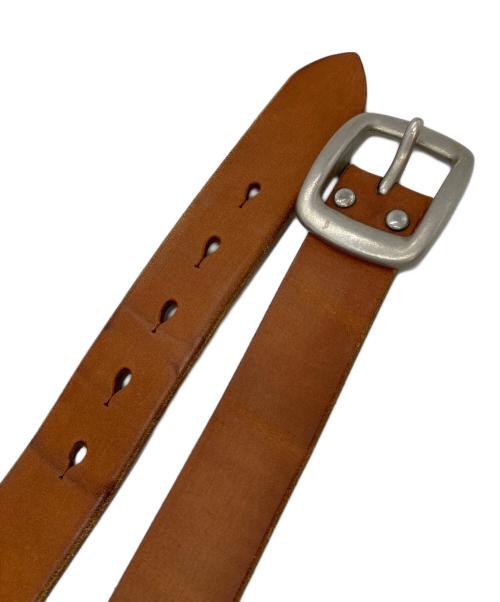 ART BROWN（アートブラウン）ART BROWN (アートブラウン) レザーベルト ブラウン サイズ:実寸参照の古着・服飾アイテム