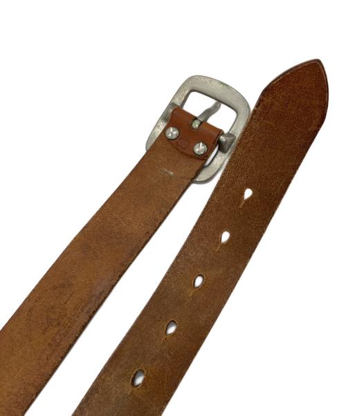 ART BROWN（アートブラウン）ART BROWN (アートブラウン) レザーベルト ブラウン サイズ:実寸参照の古着・服飾アイテム