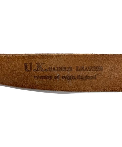 ART BROWN（アートブラウン）ART BROWN (アートブラウン) レザーベルト ブラウン サイズ:実寸参照の古着・服飾アイテム