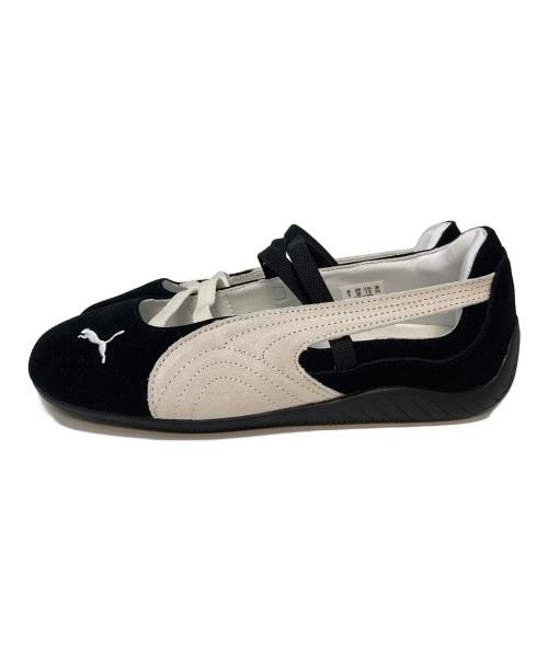 PUMA（プーマ）PUMA (プーマ) スピードキャットバレエ スニーカー　SPEEDCAT BALLET SD WNS ブラック×ホワイト サイズ:US Wn's 7.5の古着・服飾アイテム