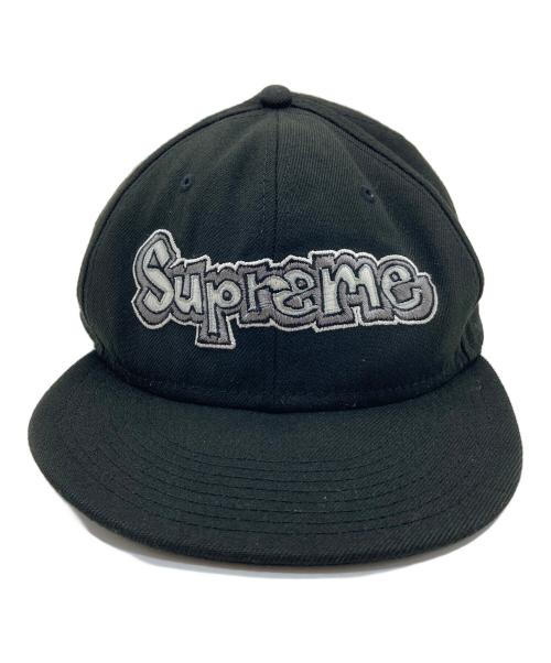 New Era（ニューエラ）New Era (ニューエラ) Supreme (シュプリーム) 21SS  Supreme Gonz Logo ロゴキャップ　帽子 ブラック サイズ:7 1/4の古着・服飾アイテム