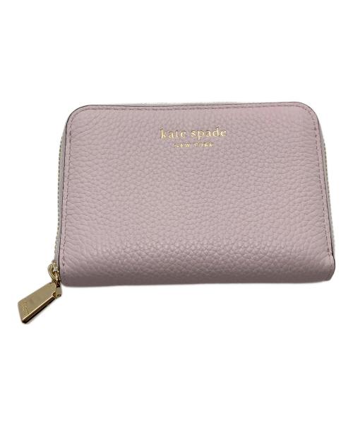 Kate Spade（ケイトスペード）Kate Spade (ケイトスペード) アバ アコーディオン ウォレット　財布　カードケース ピンク サイズ:実寸参照の古着・服飾アイテム