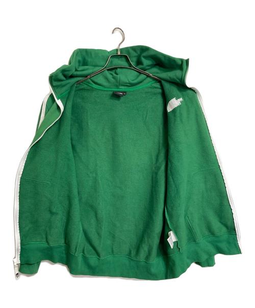 THE NORTH FACE（ザ ノース フェイス）THE NORTH FACE (ザ ノース フェイス) REARVIEW FULL ZIP HOODIE フードロゴ 刺繍ロゴジップパーカー　スポーツ　アウトドア グリーン サイズ:Lの古着・服飾アイテム