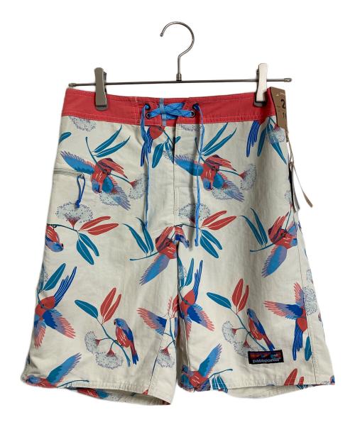 Patagonia（パタゴニア）Patagonia (パタゴニア) ウェーブフェアラーボードショーツ　ハーフパンツ　水陸両用　2019年　鳥柄　スポーツ　アウトドア アイボリー サイズ:WAIST  28 未使用品の古着・服飾アイテム