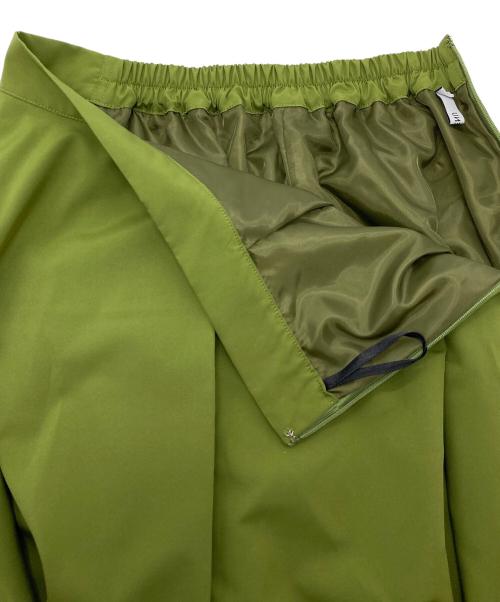 UN3D.（アンスリード）UN3D. (アンスリード) アシンメレイヤードパンツ　デザインパンツ グリーン サイズ:36の古着・服飾アイテム