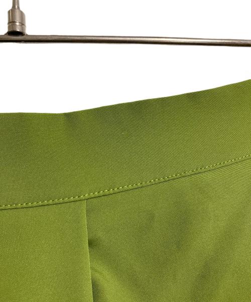 UN3D.（アンスリード）UN3D. (アンスリード) アシンメレイヤードパンツ　デザインパンツ グリーン サイズ:36の古着・服飾アイテム