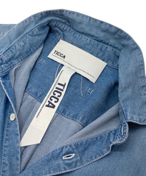 ticca（ティッカ）TICCA (ティッカ) Spick and Span (スピックアンドスパン) デニムサファリシャツジャケット ブルー サイズ:FREEの古着・服飾アイテム