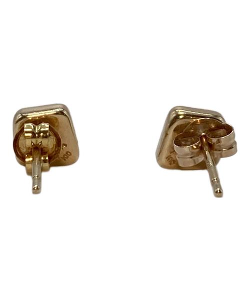 agete（アガット）agete (アガット) K10 ラピスラズリピアス ブルー×ゴールド サイズ:実寸参照の古着・服飾アイテム