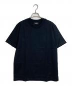 A.P.C.アーペーセー）の古着「刺繍ロゴTシャツ　コットンシャツ」｜ブラック