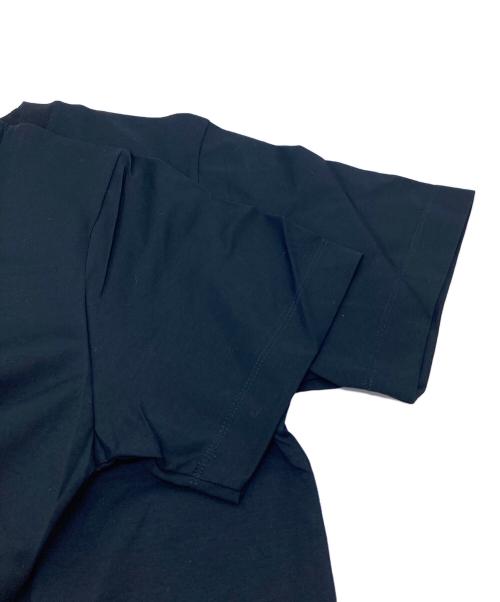 A.P.C.（アーペーセー）A.P.C. (アーペーセー) 刺繍ロゴTシャツ　コットンシャツ ブラック サイズ:Lの古着・服飾アイテム