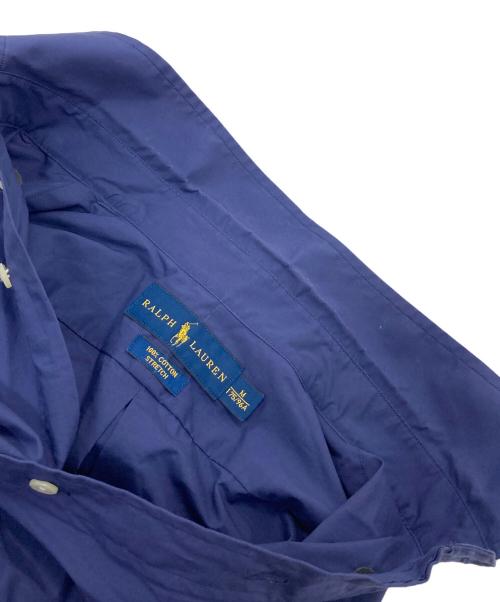 RALPH LAUREN（ラルフローレン）RALPH LAUREN (ラルフローレン) POLO RALPH LAUREN ストレッチ ボタンダウンシャツ 国内代理店表記有 ネイビー サイズ:Mの古着・服飾アイテム