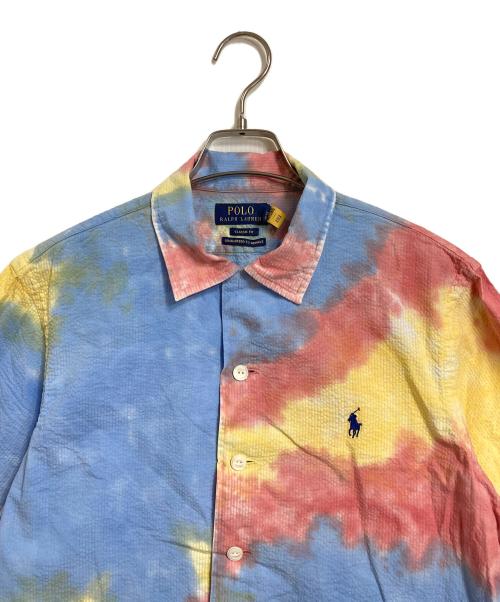 POLO RALPH LAUREN（ポロ・ラルフローレン）POLO RALPH LAUREN (ポロ・ラルフローレン) CLASSIC FIT タイダイシャツ マルチカラー サイズ:Sの古着・服飾アイテム