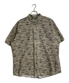 WOOLRICH（ウールリッチ）の古着「【古着】ボタンダウン半袖シャツ SHALE FISH」｜グレー