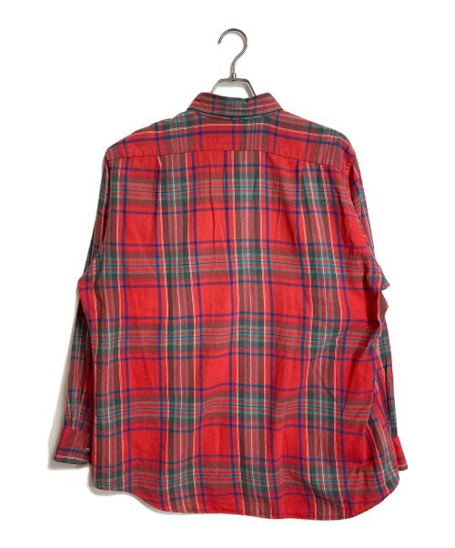 Sears（シアーズ）Sears (シアーズ) 【古着】80’Sネルシャツ　コットンシャツ　80年代 レッド サイズ:XLの古着・服飾アイテム
