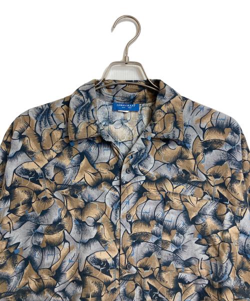 TOWN CRAFT（タウンクラフト）TOWN CRAFT (タウンクラフト) コットンレーヨンアロハシャツ　USA製 イエロー サイズ:Lの古着・服飾アイテム