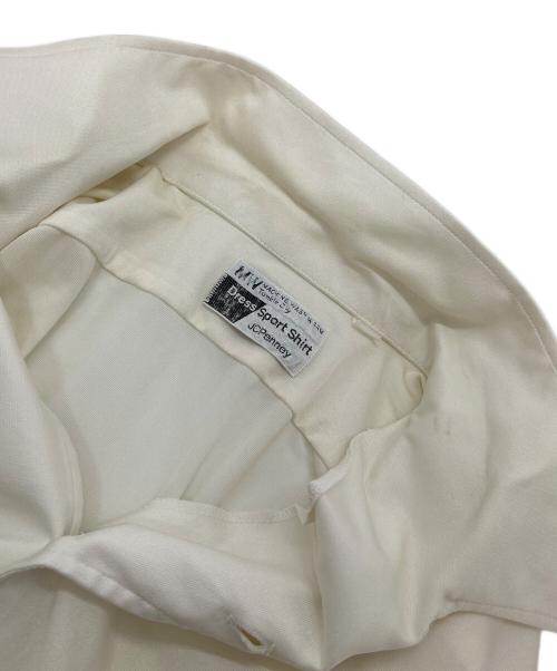 JC PENNEY（ジェーシーペニー）JC PENNEY (ジェーシーペニー) 【古着】70’Sシャツ Dress Sport Shirt 70年代 ホワイト サイズ:実寸参照の古着・服飾アイテム
