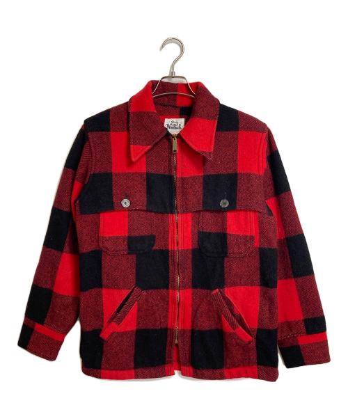 WOOLRICH（ウールリッチ）WOOLRICH (ウールリッチ) 【古着】70’S マッキーノジャケット　70年代　 レッド×ブラック サイズ:Sの古着・服飾アイテム