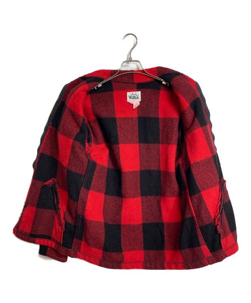 WOOLRICH（ウールリッチ）WOOLRICH (ウールリッチ) 【古着】70’S マッキーノジャケット　70年代　 レッド×ブラック サイズ:Sの古着・服飾アイテム