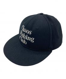 CHAOS FISHING CLUB（カオスフィッシングクラブ）の古着「LOGO CAP ロゴキャップ　帽子」｜ブラック