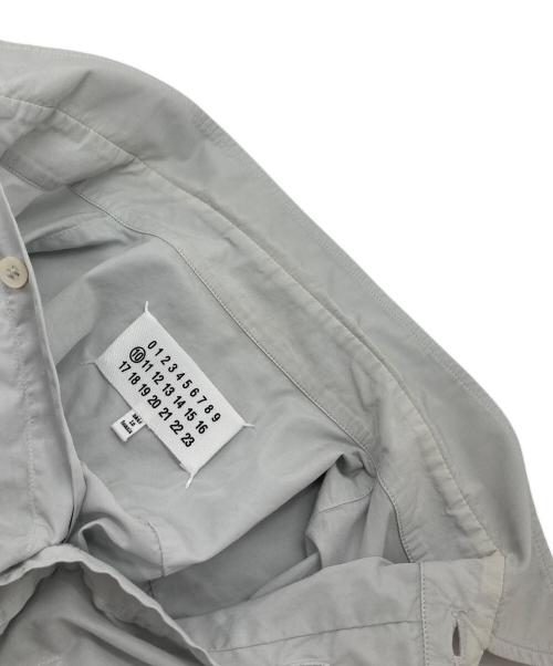 Martin Margiela 10（マルタン・マルジェラ 10）Martin Margiela 10 (マルタン・マルジェラ 10) ガーメントダイ コットンポプリン スリムシャツ グレー サイズ:39の古着・服飾アイテム