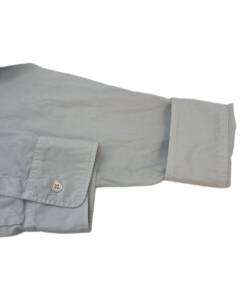 Martin Margiela 10（マルタン・マルジェラ 10）Martin Margiela 10 (マルタン・マルジェラ 10) ガーメントダイ コットンポプリン スリムシャツ グレー サイズ:39の古着・服飾アイテム