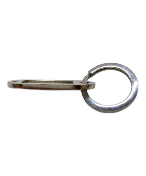 Martin Margiela 6（マルタンマルジェラ 6）Martin Margiela 6 (マルタンマルジェラ 6) ナンバリングロゴ バッグチャーム キーホルダー　イタリア製 シルバー サイズ:実寸参照の古着・服飾アイテム