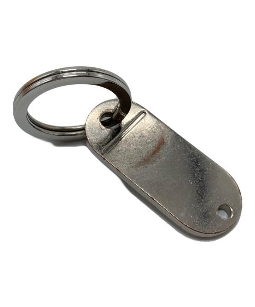 Martin Margiela 6（マルタンマルジェラ 6）Martin Margiela 6 (マルタンマルジェラ 6) ナンバリングロゴ バッグチャーム キーホルダー　イタリア製 シルバー サイズ:実寸参照の古着・服飾アイテム