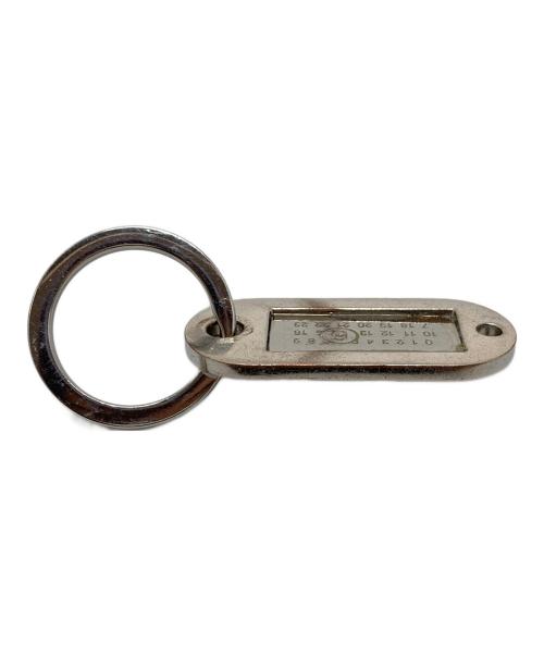 Martin Margiela 6（マルタンマルジェラ 6）Martin Margiela 6 (マルタンマルジェラ 6) ナンバリングロゴ バッグチャーム キーホルダー　イタリア製 シルバー サイズ:実寸参照の古着・服飾アイテム