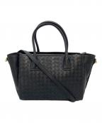 puamoenaピュアモエナ）の古着「イタリアンシープスキンメッシュ2WAYバッグ」｜ブラック