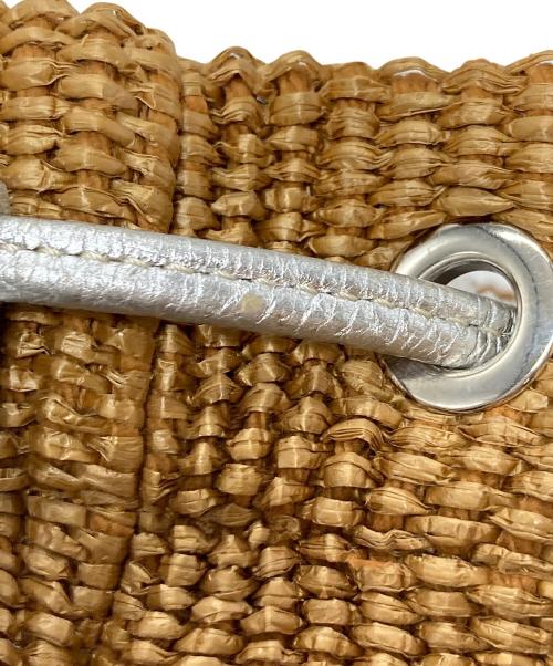 MARCO MASI（マルコマージ）MARCO MASI (マルコマージ) ショルダーカゴバッグ シルバー×ブラウン サイズ:実寸参照の古着・服飾アイテム