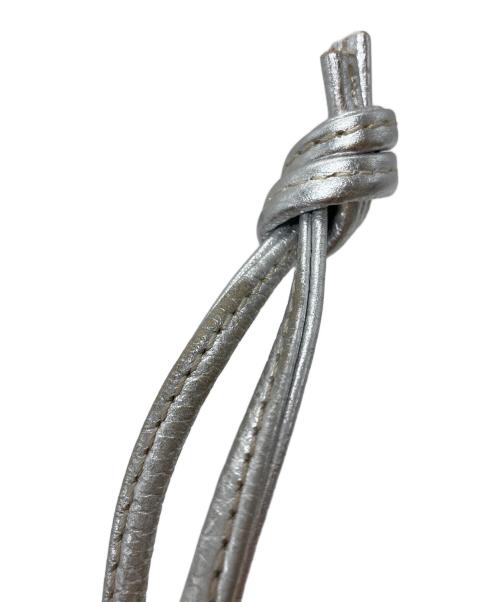 MARCO MASI（マルコマージ）MARCO MASI (マルコマージ) ショルダーカゴバッグ シルバー×ブラウン サイズ:実寸参照の古着・服飾アイテム