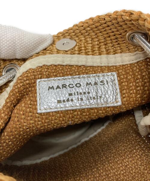 MARCO MASI（マルコマージ）MARCO MASI (マルコマージ) ショルダーカゴバッグ シルバー×ブラウン サイズ:実寸参照の古着・服飾アイテム