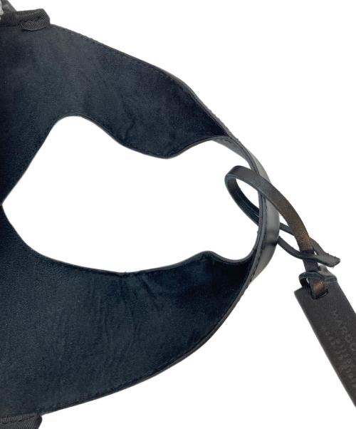 MARCO MASI（マルコマージ）MARCO MASI (マルコマージ) ハンドバッグ　カゴバッグ　トートバッグ　イタリア製 ブラウン×ブラック サイズ:実寸参照の古着・服飾アイテム