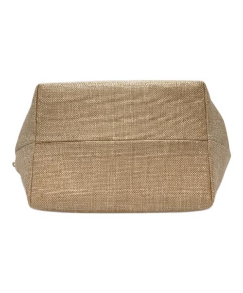 LeSportsac（レスポートサック）LeSportsac (レスポートサック) MED BAMBOO TOTE W/STエクリュムーンラフィア ベージュ サイズ:実寸参照の古着・服飾アイテム