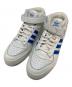adidas（アディダス）の古着「ハイカットスニーカー　FORUM MID フォーラム」｜ホワイト×ブルー